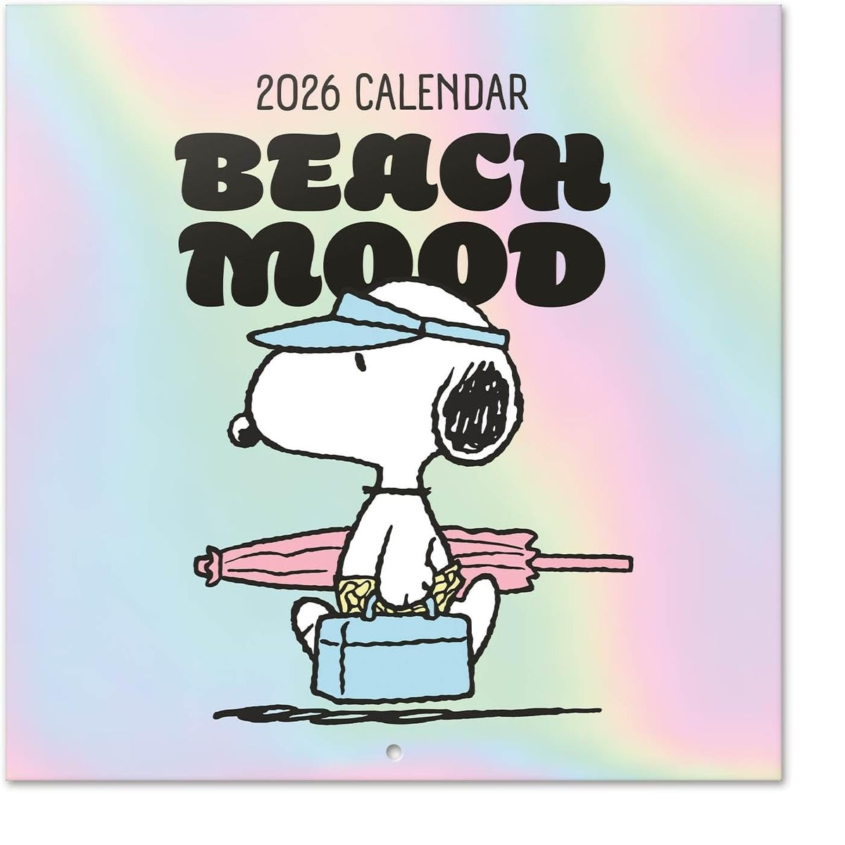 295415 - KALENDARI I MURIT GRUPO ERIK SNOOPY 2026, 30x30cm, Planifikues Mujor me Hapësirë për Shënime, Ilustrime dhe i Lehtë për t'u Varur