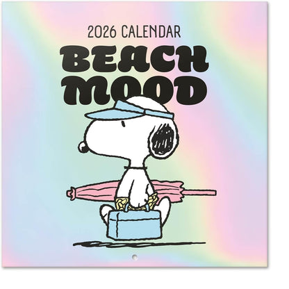 295415 - KALENDARI I MURIT GRUPO ERIK SNOOPY 2026, 30x30cm, Planifikues Mujor me Hapësirë për Shënime, Ilustrime dhe i Lehtë për t'u Varur