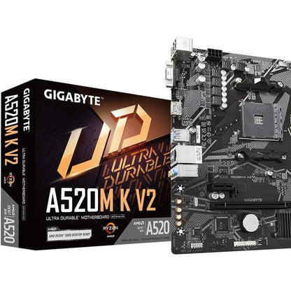 276448 - GIGABYTE Pllakë amë A520M K V2 MicroATX [me çipset AMD A520] MB6136