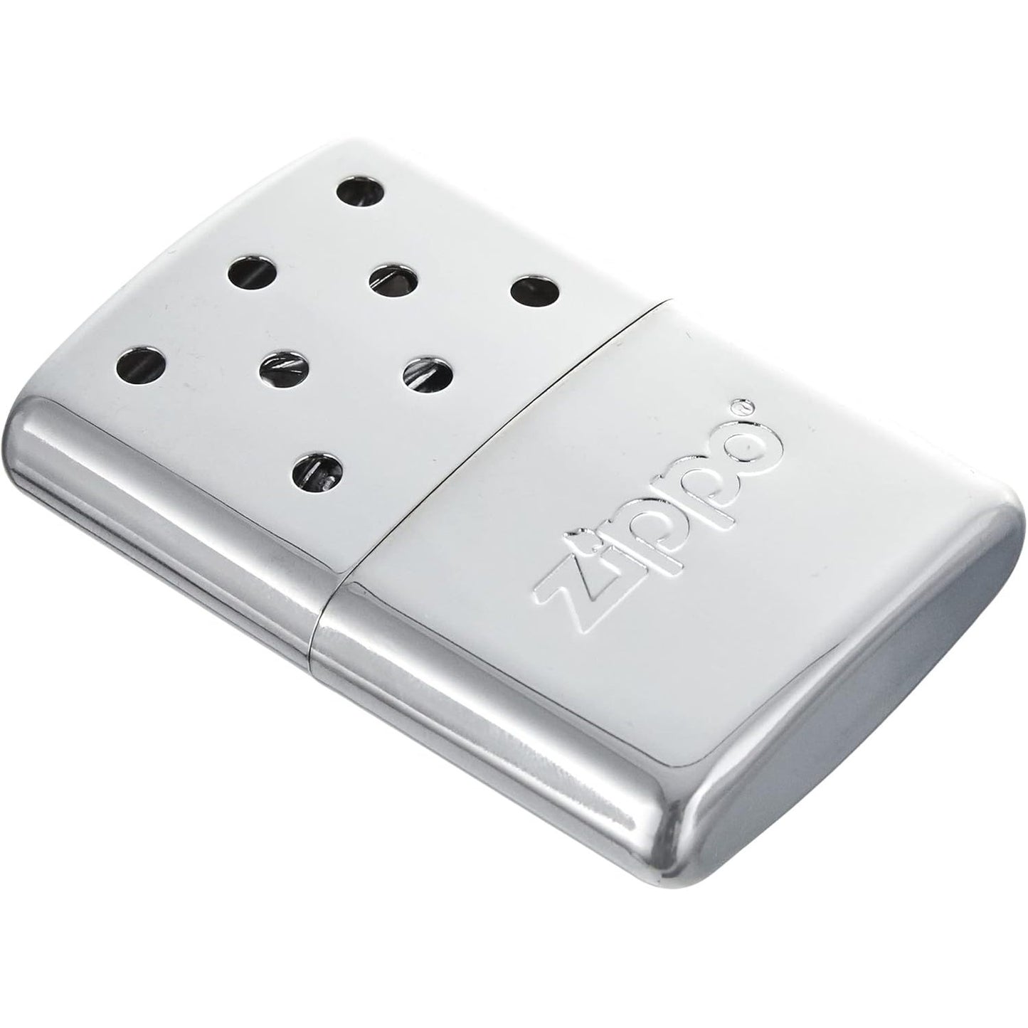 226775 - ZIPPO Ngrohës duarsh, 12 orë nxehtësi, i mbushur me lëng çakmaku, ripërdorues, krom me lustër të lartë