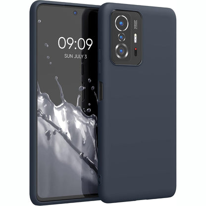 274741 - KWMOBILE Mbrojtëse për Xiaomi 11T / 11T Pro, Silikoni i Butë, Blueberry
