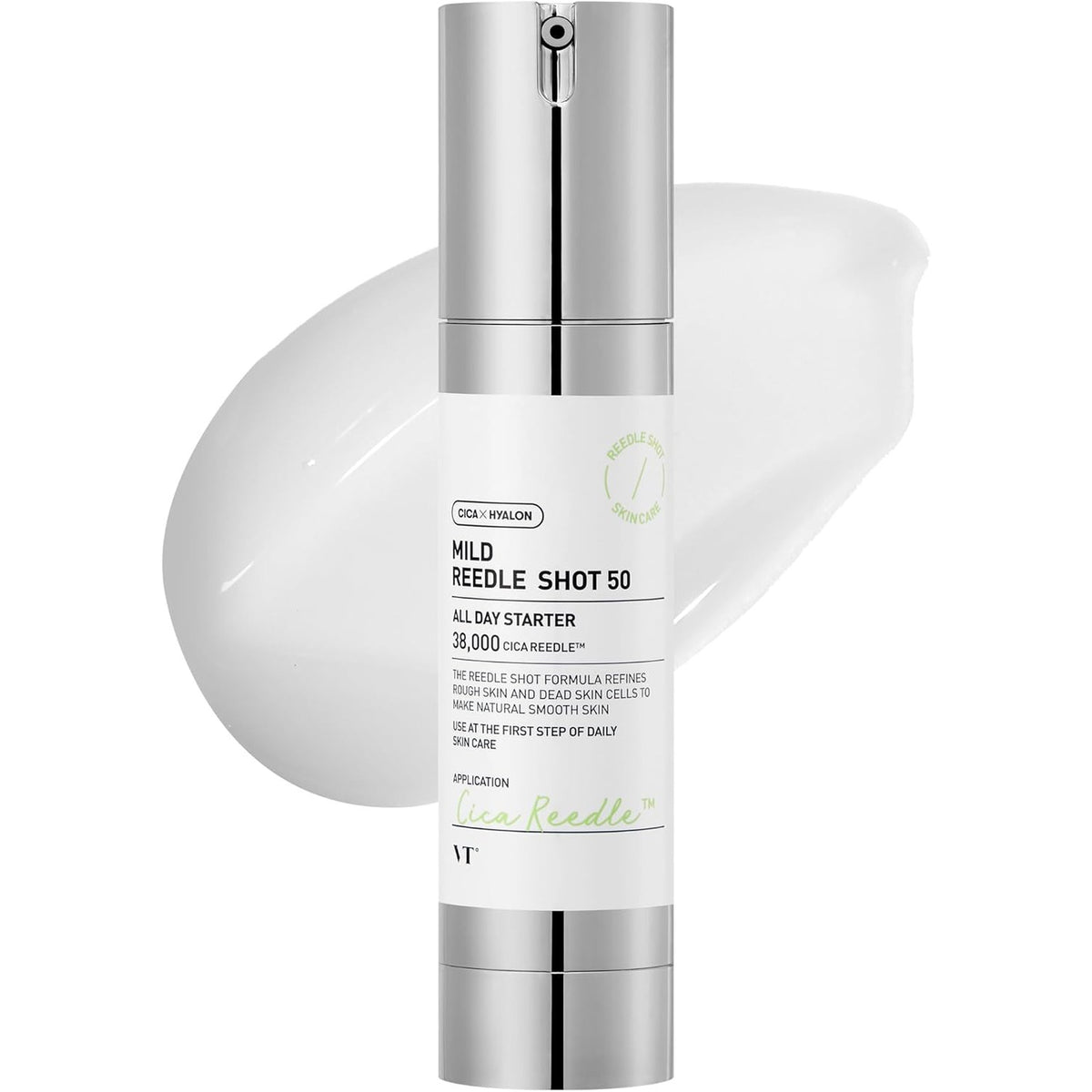 303530 - VT COSMETICS CICA Reedle Shot 50 - Serum Spicule Microneedling për Kujdesin e Poreve dhe Eksfolimin - Exosome, Centella Asiatica - 50ml