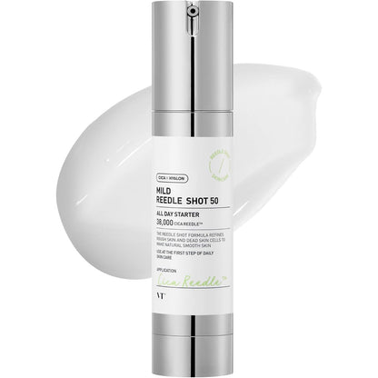 303530 - VT COSMETICS CICA Reedle Shot 50 - Serum Spicule Microneedling për Kujdesin e Poreve dhe Eksfolimin - Exosome, Centella Asiatica - 50ml
