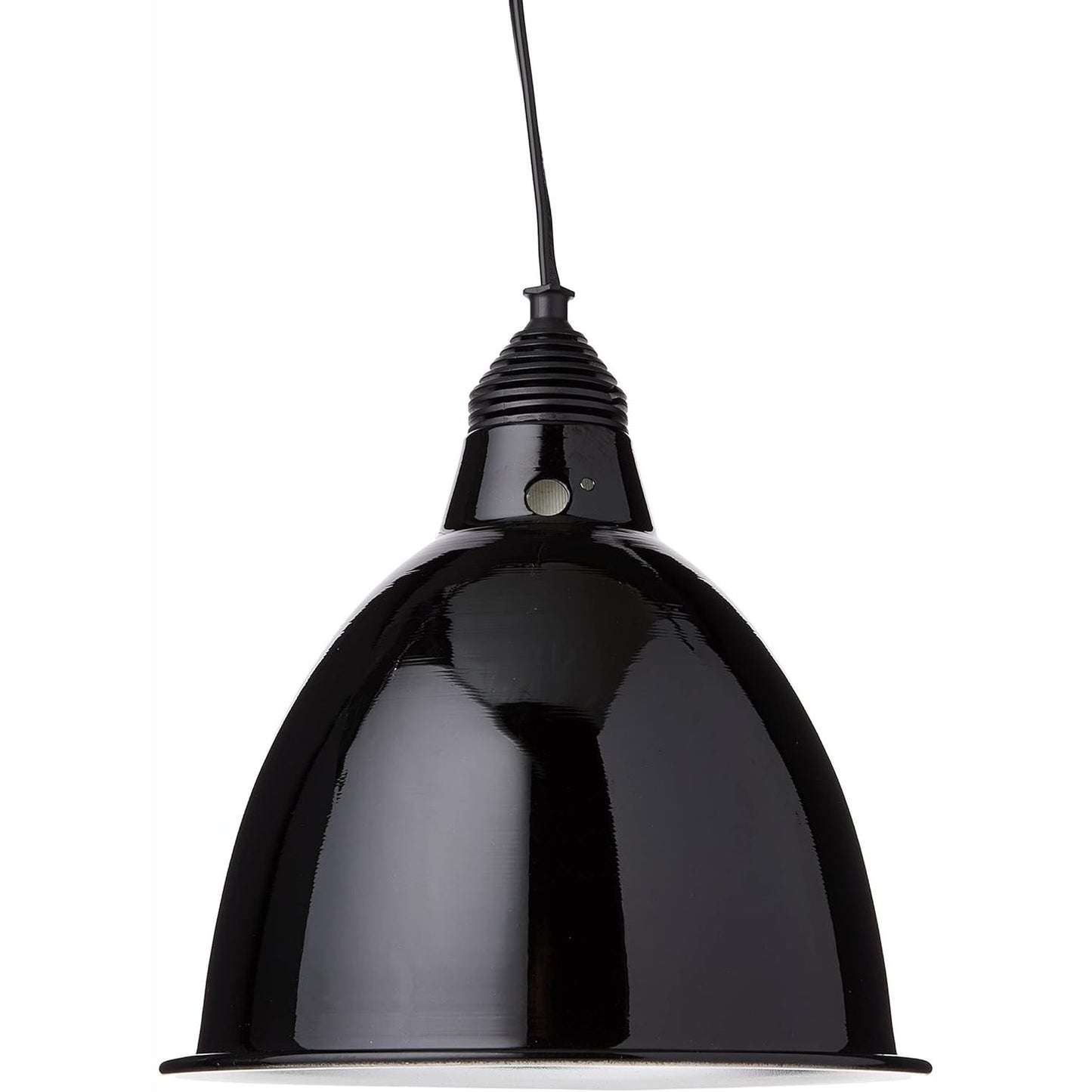 246144 - Exo Terra Reptile Dome, llambë reflektuese alumini, prizë prej porcelani rezistente ndaj nxehtësisë, e përshtatshme për llamba deri në 160W, prizë E27, e zezë