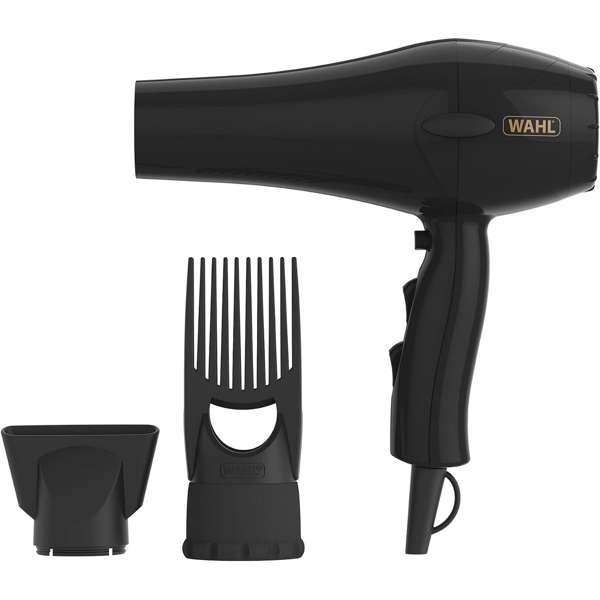300662 - WAHL Tharëse flokësh PowerPik 2, për gra, aksesor pik, tharëse flokësh Afro, tre cilësime nxehtësie, e zezë