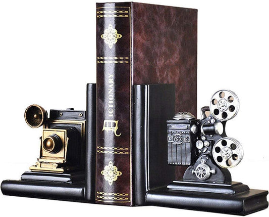217346 - E-ISATA Mbështetëse librash, projektor filmi, depozitimi i rëndë, dizajn vintage