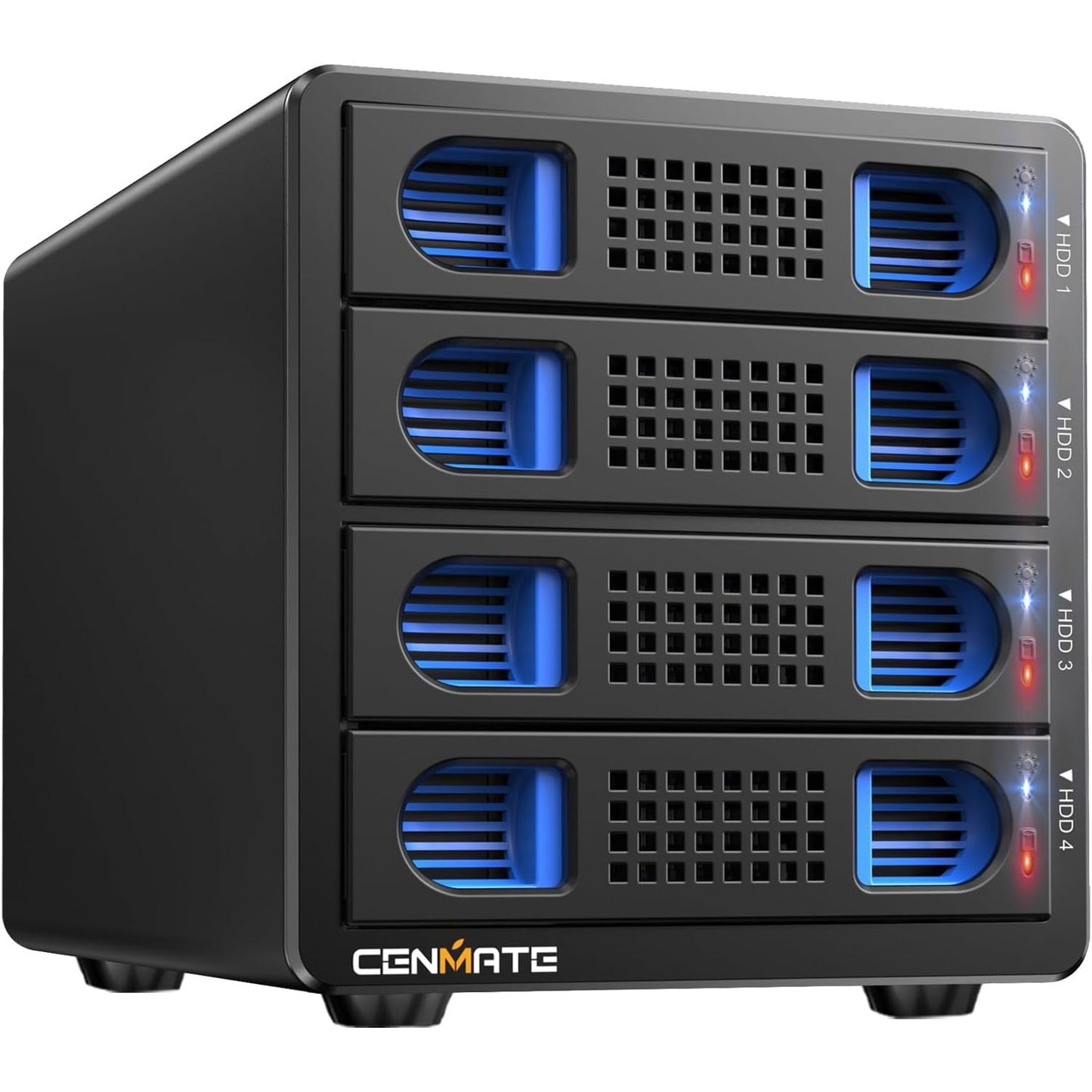 292500 - Kutia e diskut të ngurtë, kuti alumini USB 3.2 10Gbps, 2 hapësira, ventilator për SSD SATA 2.5/3.5", e zëvendësueshme me të nxehtë, DAS (pa RAID/NAS)
