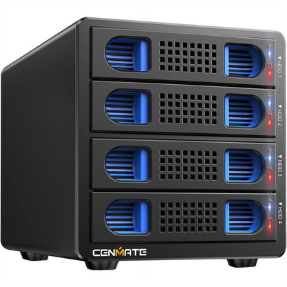 292500 - Kutia e diskut të ngurtë, kuti alumini USB 3.2 10Gbps, 2 hapësira, ventilator për SSD SATA 2.5/3.5", e zëvendësueshme me të nxehtë, DAS (pa RAID/NAS)