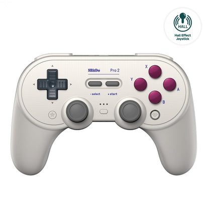 299293 - 8BITDO Pro 2 Kontrollues Bluetooth për Switch, Joystick me Efekt Hall, Pa Tel, për Switch, PC, Android, Steam Deck, Apple (G Classic Edition)