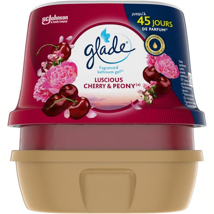 304041 - GLADE Deodorant i pasuruar me vaj esencial Gel Premium për banjë dhe dush, Dru sandali sensual dhe jasemin, 180g.
