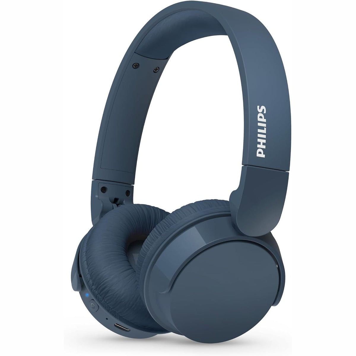 273479 - PHILIPS Kufje të lehta pa tel Bluetooth TAH4209BL, izolim pasiv zhurmës, 55 orë kohë luajtjeje, 2 orë karikim USB-C, Blu