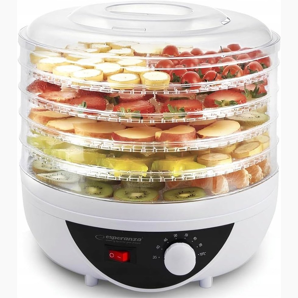 178231 - EKD002 - DEHIDRATUES USHQIMI ChANTERELLES, Acero Inoxidable, 220V, 50/60Hz, 350W