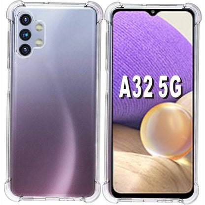 295440 - FOLMEIKAT Mbrojtëse e fortë për Samsung Galaxy A32 5G, mbrojtëse ekrani rezistente ndaj goditjeve, transparente, 6.5"