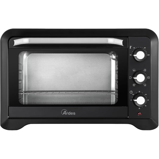 144263 - ARDES MAGNUS - Furrë Elektrike me Ventilator AR6245PB, Kapacitet 45L, 6 Mënyra Gatimi, Temperaturë 100-230°C, Kohëmatës 60', Dritë e Brendshme, Xham i Dyfishtë, Aksesorë të Përfshirë