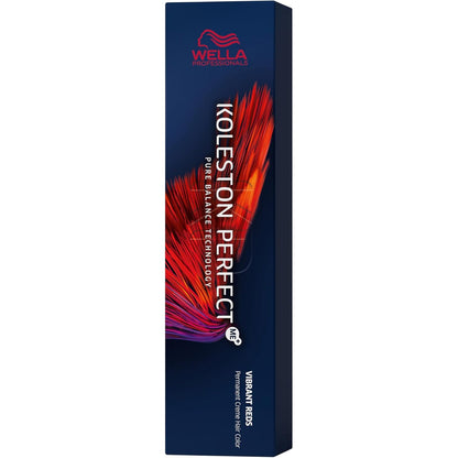 318161 - WELLA PROFESSIONALS Koleston Perfect Vibrant Reds, Ngjyrë e përhershme për flokë, 60ml, 100% mbulim të thinjave, Teknologji Me+ – 55/46 Kafe e çelët e kuqe intensive-vjollcë