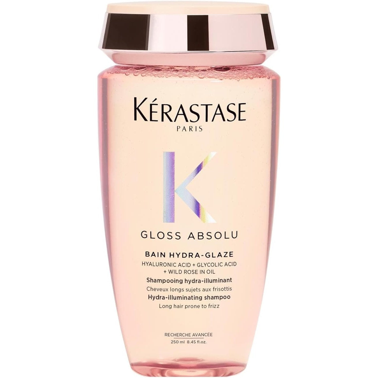 316919 - KERASTASE - Gloss Absolu - Shampo Hydra-Glaze - 250 ml - Acid Hialuronik, Acid Glikolik - Flokë të Gjatë dhe të Prirur ndaj Kaçurrela