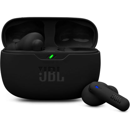 272887 - JBL WAVE BEAM 2, kufje Bluetooth pa tel me anulim zhurme, jetëgjatësi baterie 40 orë, tingull JBL me bas të pastër, dizajn me pjesën e pasme të mbyllur, lidhje me shumë pika, ngjyra: të zeza