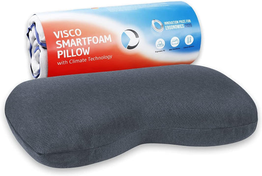 226208 - NuMOON Mbështetëse ergonomike për qafën/jastëk anësor, lehtësim presioni, ekstrakt aloe vera, mbulesë e dytë falas