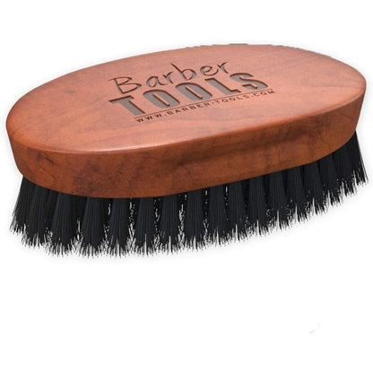 272075 - BARBER TOOLS, Furçë për Mjekër dhe Mustaqe, e Bërë nga Dru Ahu