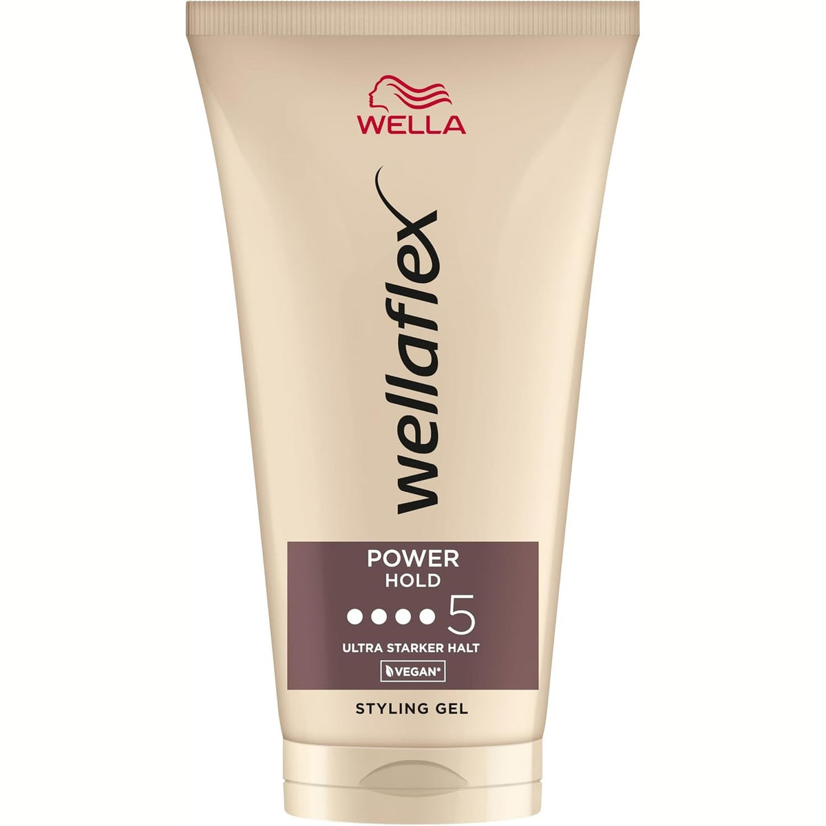 308463 - WELLAFLEX Xhel flokësh Power Fill për femra, fiksim ultra i fortë deri në 24 orë, 150 ml, i butë për skalpin e kokës, i testuar dermatologjikisht, formulë vegane, pa silikon, niveli i mbajtjes 5