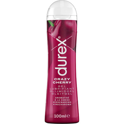 318528 - DUREX Xhel Lubrifikues Crazy Cherry - Me Shije Qershie - Lubrifikant me Bazë Uji - 100 ml, Transparent