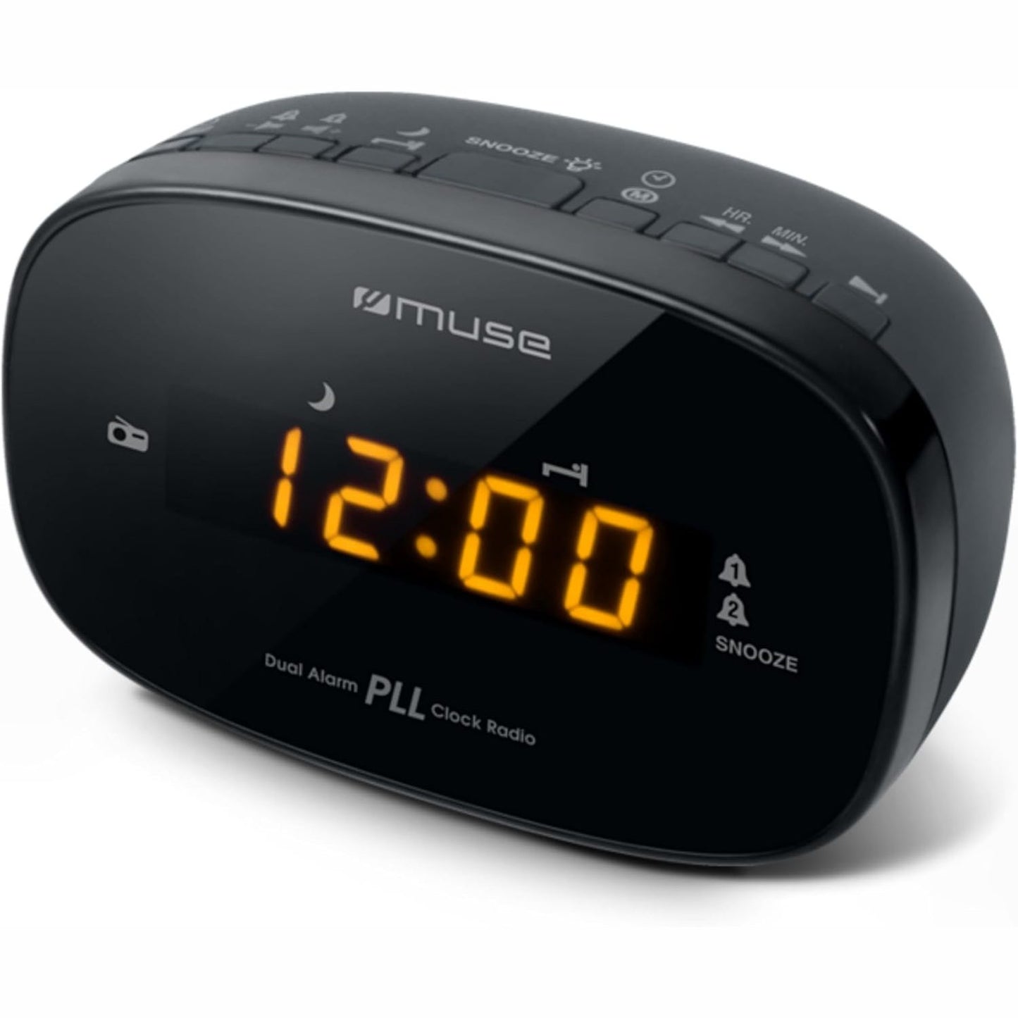 266760 - MUSE Orë me alarm radioje M-150-CR | Radio FM PLL me 20 stacione të paracaktuara | Dy alarme, funksion shtyrjeje, ekran LED i errësueshëm
