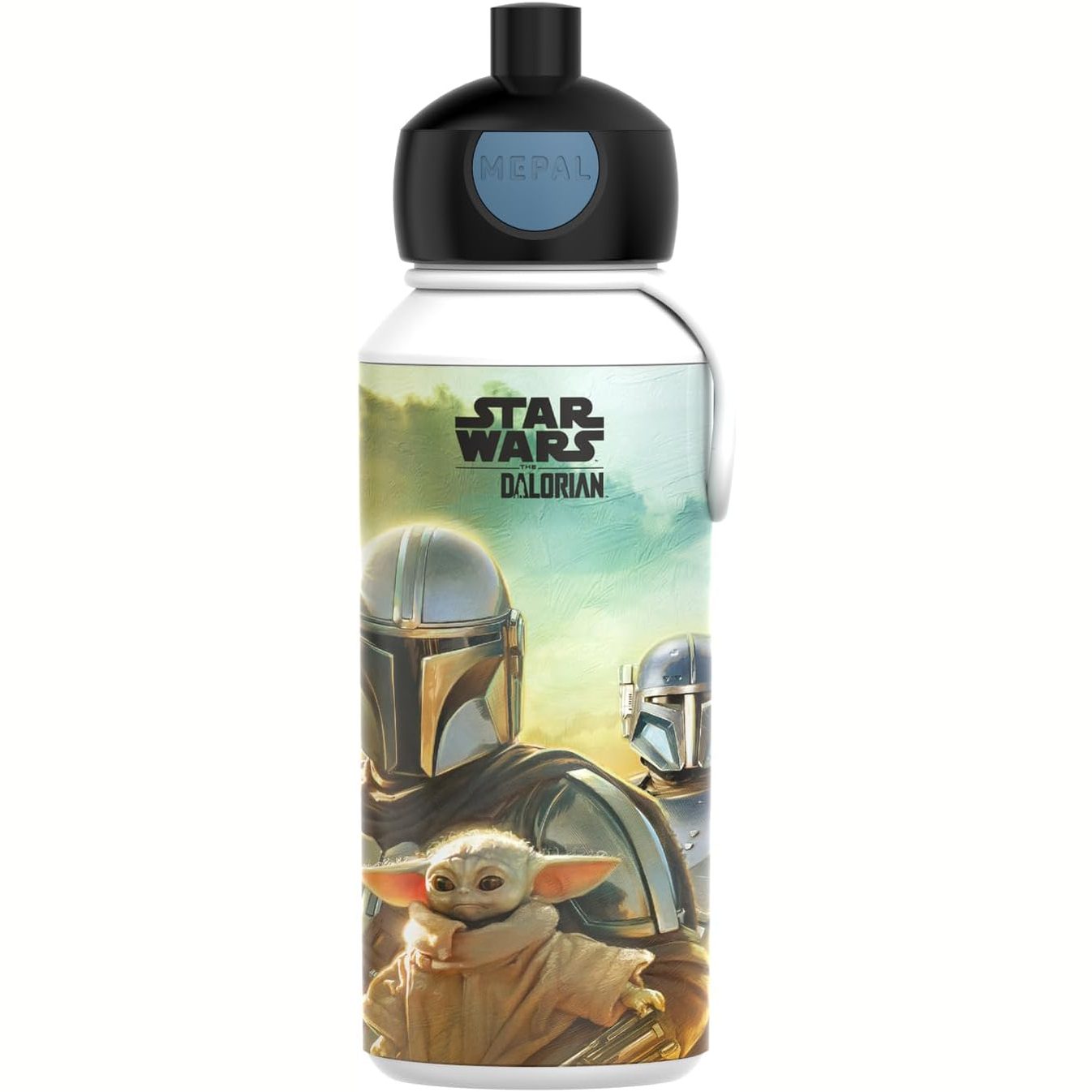 253641 - MEPAL Shishe Pijeje Kampusi që Hapet - Shishe Shkolle e Papërshkueshme nga Rrjedhja - E Ripërdorshme - Pa BPA dhe e Sigurt për Lavatriçe - 400 ml - Star Wars