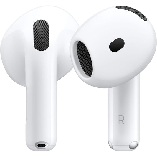 272693 - APPLE Kufje pa tel AirPods 4, Bluetooth, me anulim aktiv të zhurmës, audio adaptive, modalitet transparence, audio hapësinore e personalizuar, kuti karikimi USB-C, karikim pa tel