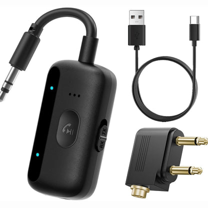 267072 - Transmetues dhe Marrës Bluetooth 5.4 elzle, Adaptues Audio Pa Tel 2 në 1 për TV, Aeroplan, Makinë, Sistem Stereo, i pajtueshëm me Kufje Bluetooth dhe AirPods