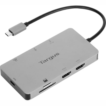 299068 - TARGUS DOCK423EU, Stacion rryme USB-C me dy HDMI 4K, Stacion lidhjeje për përdorim të zakonshëm, Hub USB i pajtueshëm me Windows, macOS, Chrome OS, Linux – Noir