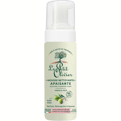 318979 - LE PETIT OLIVIER - Shkumë Pastruese, Ekstrakt Ulliri, 150 ml, 96% Origjinë Natyrale, Pa Sulfate