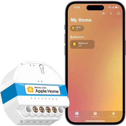 164977 - MEROSS MSS810 Ndërprerës Inteligjent për Kontrollin e Dritës, me Funksion Kohëmatësi dhe Kontrolli me Zë dhe Telekomandë, i Pajtueshëm me Apple HomeKit, Alexa dhe Google Home, Kërkohet Teli Neutral