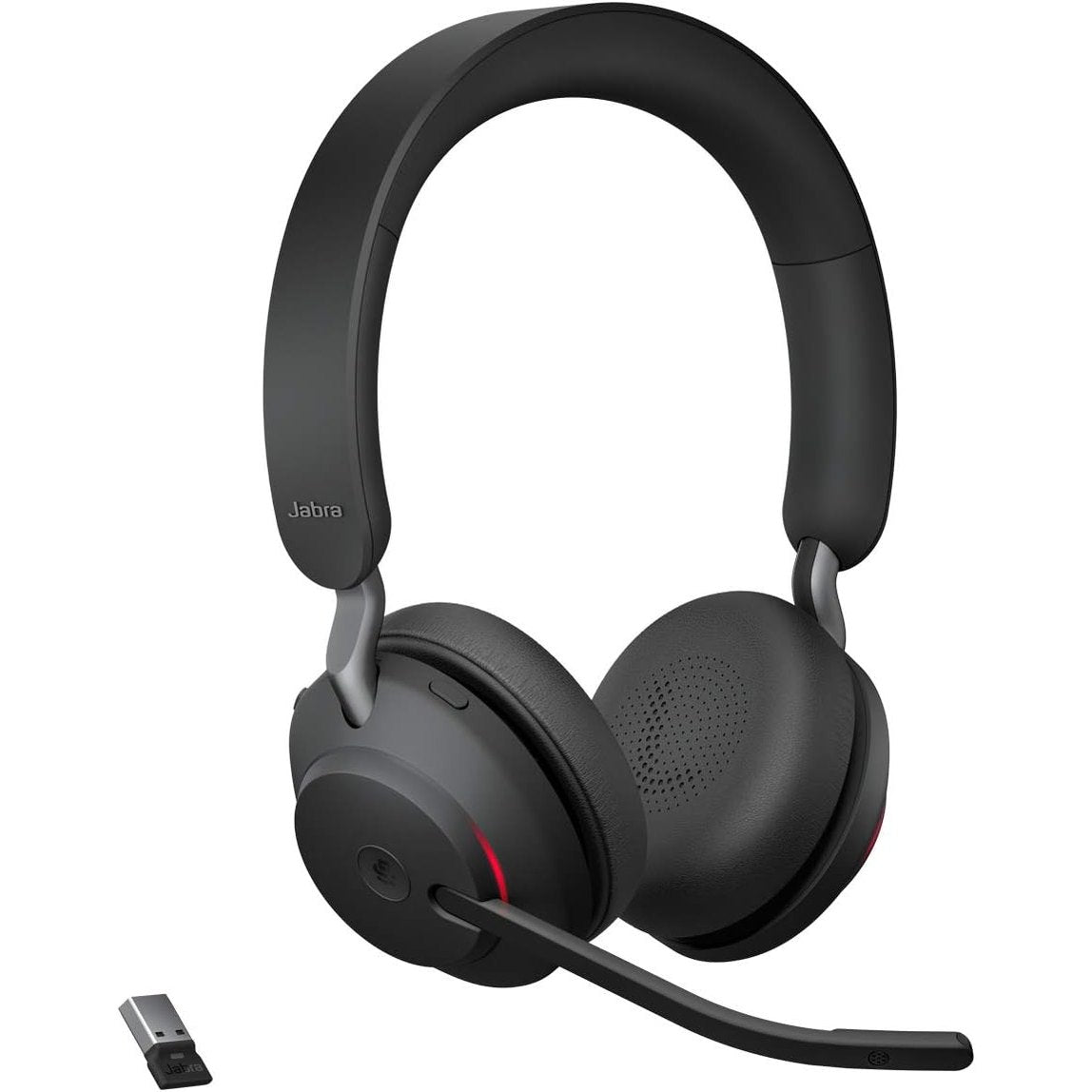 272738 - JABRA Evolve2 65, kufje pa tel stereo me anulim zhurme, adaptues Bluetooth USB-A, i zi