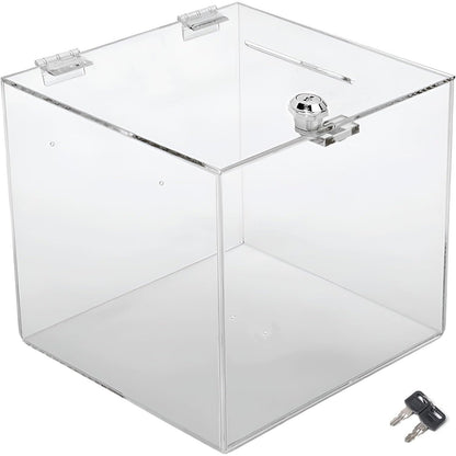 226200 - TUKA-i-AKUT TKD8260-30 cm Kuti Monedhash akrilike ekstra e fortë 3 mm me kyç, transparente, 30 cm
