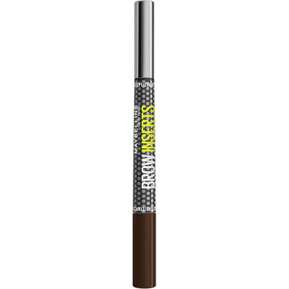 307947 - MAYBELLINE NEW YORK Laps për vetulla Brow Inserts 2 në 1, xhel me mikro-majë 3-palëshe dhe fibra, Deep Brown 5, 1 copë