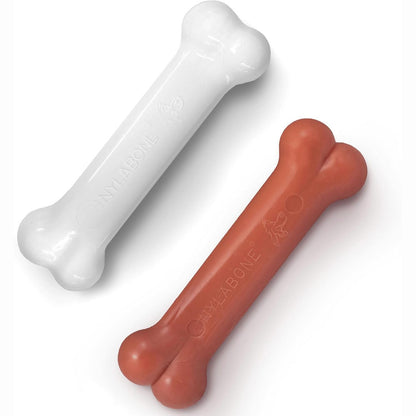 216522 - NYLABONE 982903 Dura Power Chew, në formë kocke, pako binjake me shije proshute dhe pule, për qen të madhësisë mesatare (deri në 16 kg), M