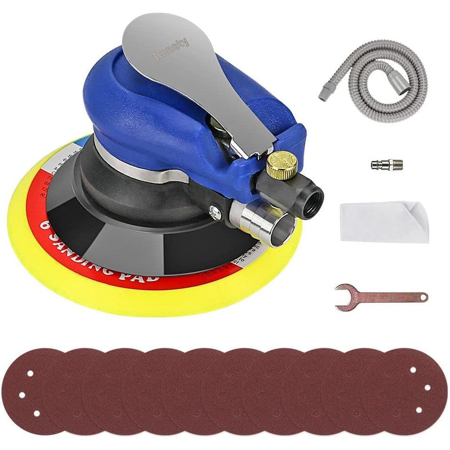 322376 - ANESTY Lëmuese Ekcentrike Orbitale Pneumatike me Ajër me Disk 150 mm 6"