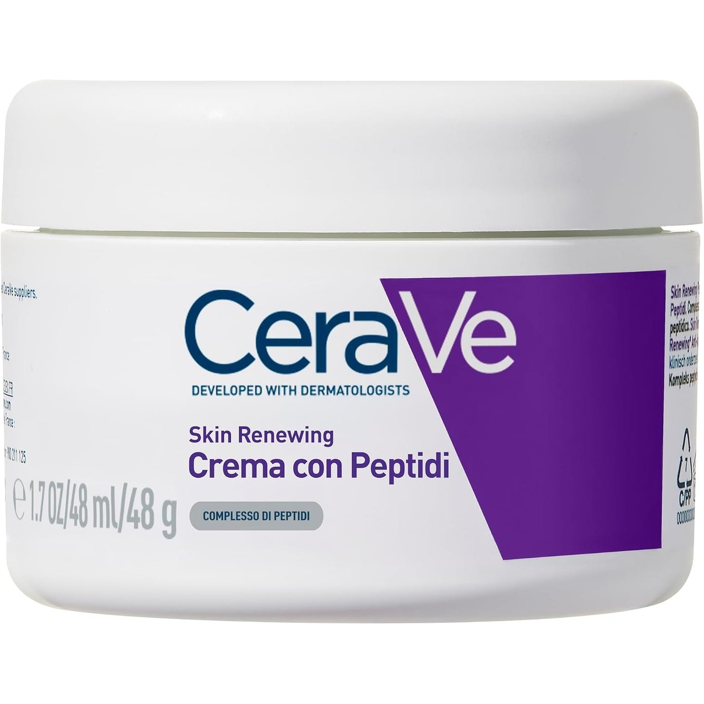 271448 - CERAVE Krem për fytyrën Skin Renewing Peptide, 48g, për lëkurë me shenjat e para të plakjes, me kompleks peptidesh, 3 ceramide thelbësore dhe niacinamide