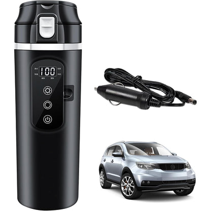 277486 - ÇAJNIK Çajnik Elektrik Portativ 500ml 12V-24V - Çajnik Udhëtimi, Çajnik i Ngrohtë për Makinë, Udhëtim, Kafe, Ujë i Ngrohtë