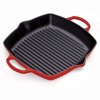 250008 - LE CREUSET | Tigan i thellë prej gize të emaluar Signature me dorezë ndihmëse, 30 cm, Qershi, 20200300600422