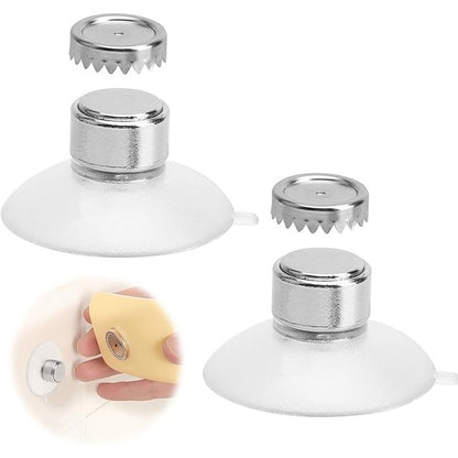 207138 - MBAJTËSE SAPUNI MAGNETIKE nga çeliku inox me 2 copë, pa nevojë për shpim, për dush, lavaman, banjo dhe kuzhinë