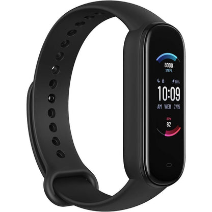111826 - AMAZFIT Band 5 Smartwatch, Gjurmues Fitnesi me 5 ATM rezistencë ndaj ujit, Alexa integruar, Bateri me jetëgjatësi 15-ditore, Pedometër, Monitorim i Rrahjeve të Zemrës dhe i Gjumit