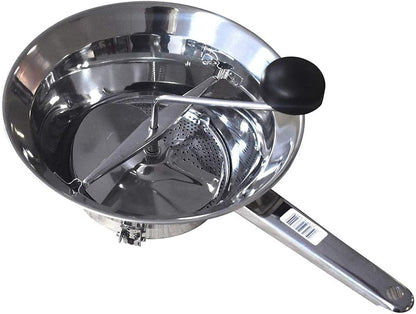 227191 - FACKELMANN Mulli perimesh prej çeliku inox, gri, 24 cm