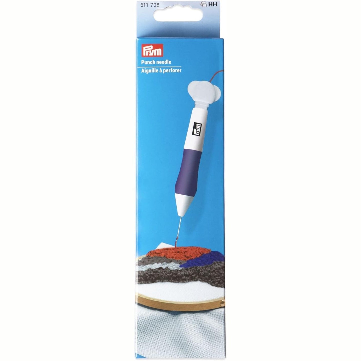 228632 - Prym Gjilpërë shpuese 611708, e bardhë/blu kumbulle
