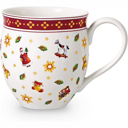 196706 - VILLEROY & BOCH Filxhan Porcelani Toy's Delight, i Bardhë/i Kuq, 440 ml