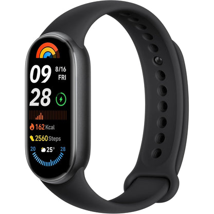 266242 - XIAOMI Smart Band 9 - Byzylyk aktiviteti, deri në 21 ditë jetëgjatësi baterie, ekran AMOLED 60 Hz, sensor i rrahjeve të zemrës, i zi