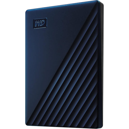 188758 - WD MY PASSPORT Disk i Jashtëm i Ngurtë për MAC 2TB, USB-C, Softuer i Shkarkueshëm, Mbrojtje me Fjalëkalim, i Pajtueshëm me MAC, Installim i Lehtë - Ngjyra Blu e Mesnatës