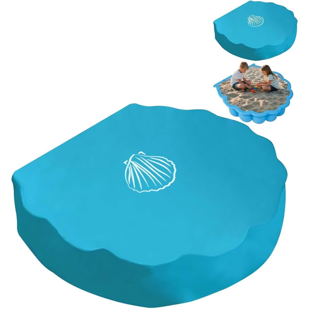 335206 - Mbulesë për Gropën e Rërës, 100 x 15 cm, e papërshkueshme nga uji dhe pluhuri, me kapak, e përshtatshme për Gropa Rëre XXL dhe Guaskat e Larjes