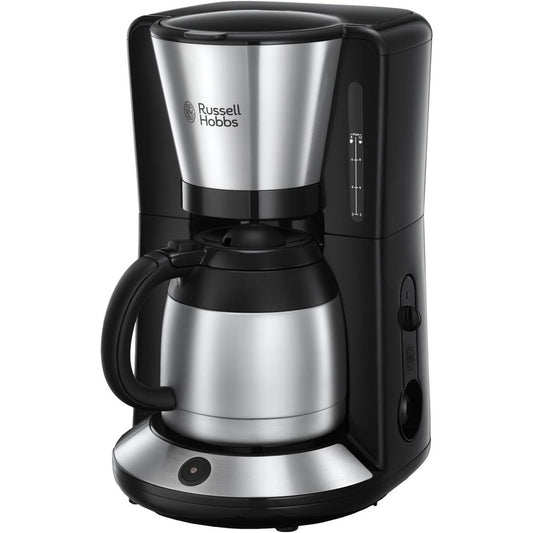 84454 - RUSSELL HOBBS Makinë Kafeje Americano, me Filtër për Nxjerrje dhe Aromë Optimale, Deri në 8 Filxhanë, Karafë Termike 1L, Pllakë Ngrohëse, Fikje Automatike, 1100W, Modeli Adventure 24020-56