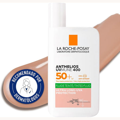 289995 - LA ROCHE-POSAY Anthelios Fluid Invisible UVMune 400 SPF 50+ për lëkurë të ndjeshme, 50 ml